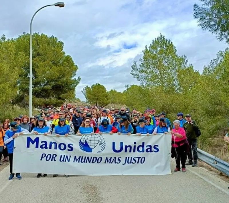 Gran Éxito de la marcha solidaria "Santomera camina con Manos Unidas".