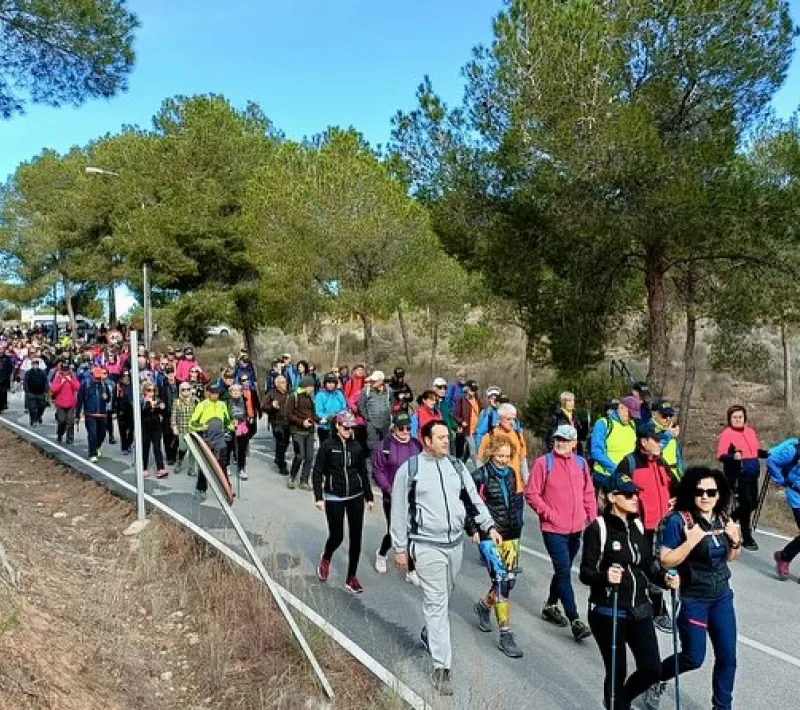 Gran Éxito de la marcha solidaria "Santomera camina con Manos Unidas".
