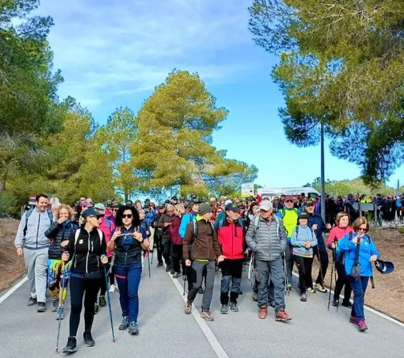 Gran Éxito de la marcha solidaria "Santomera camina con Manos Unidas".