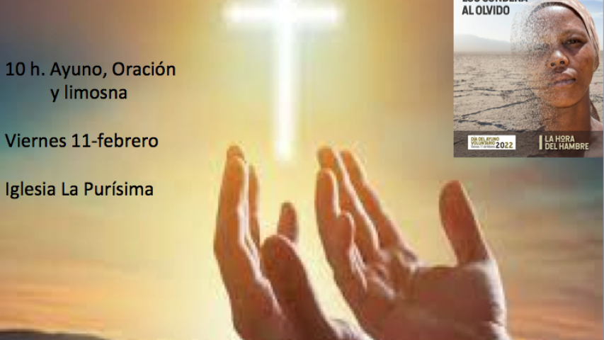 cartel 10 h. oracion