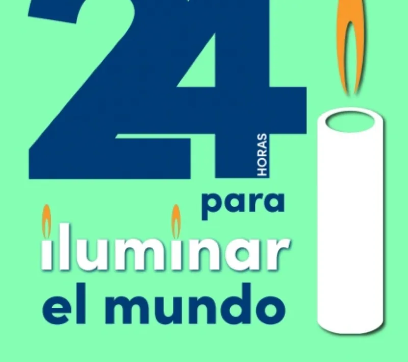 cartel 24 horas manos unidas 2020