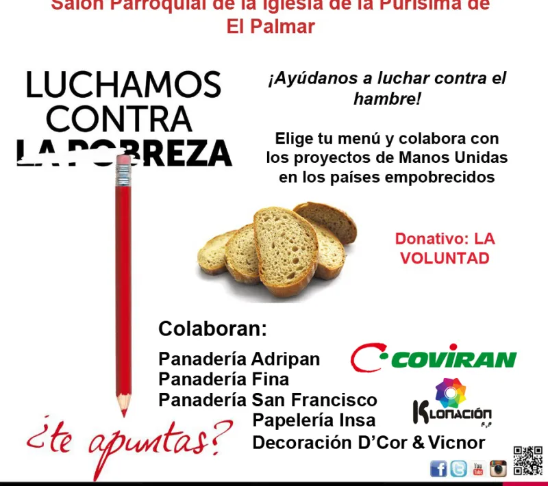 cartel cena hambre el palmar copia
