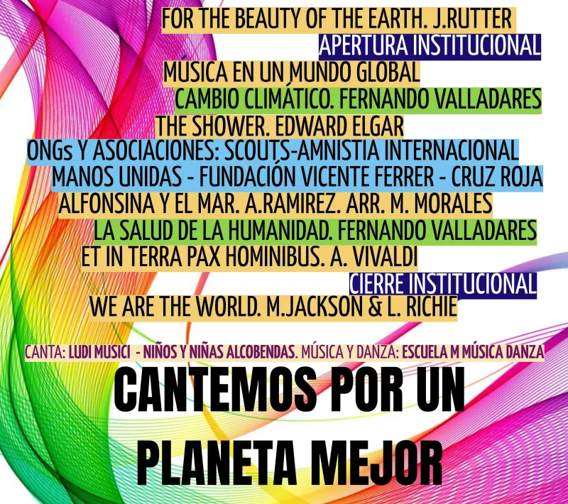 Cartel del I Encuentro de la Ciudadanía Global de Alcobendas