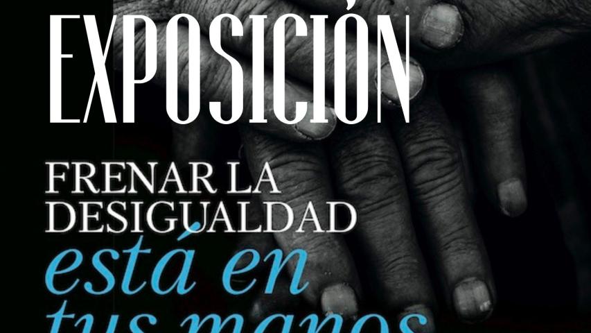 cartel exposicion frenar la desigualdad esta en tus manos 2024