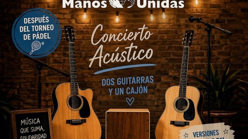 Cartel del Torneo de Pádel Solidario de San Agustín de Guadalix 2026 a beneficio de Manos Unidas