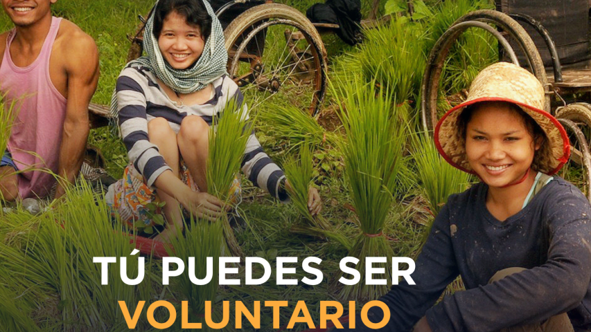 Colabora como voluntario de Manos Unidas