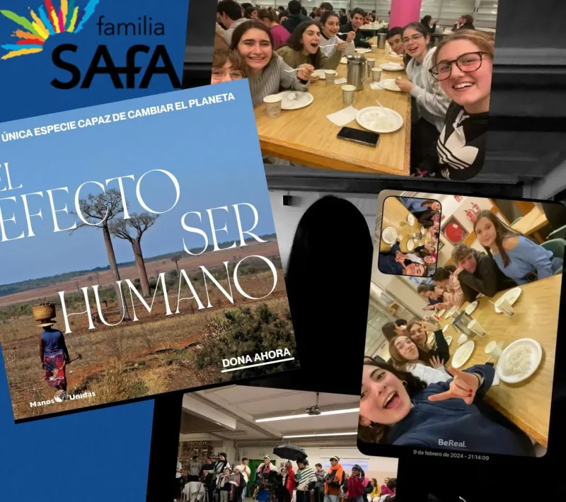 Cena del Hambre 2024 en el colegio Sagrada Familia Madrid