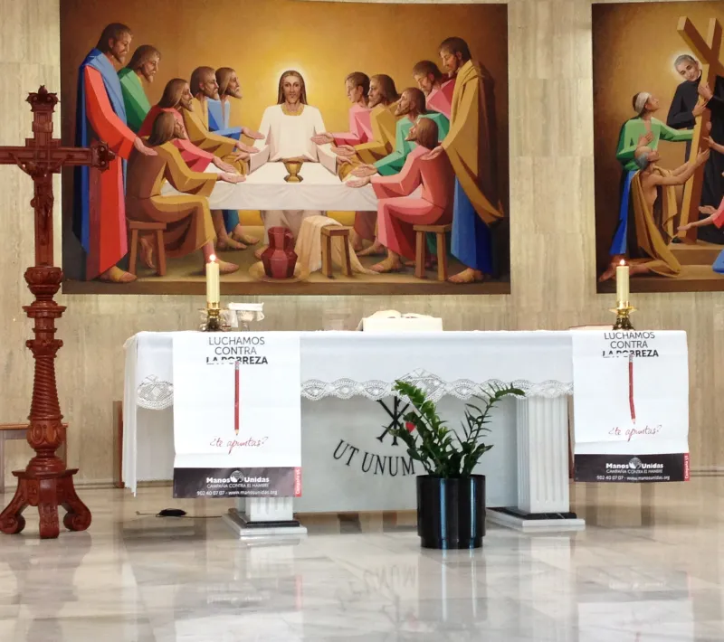 cena del hambre parroquia reina de la angeles pozuelo de alarcon