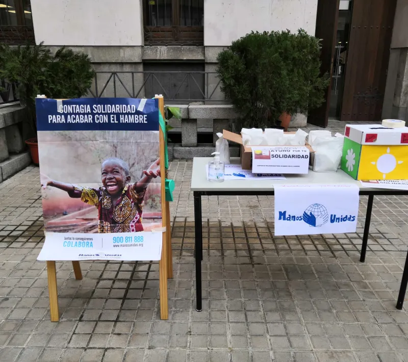 Cena del Hambre 2021 en la parroquia de Ntra. Sra. del Perpetuo Socorro  de Madrid