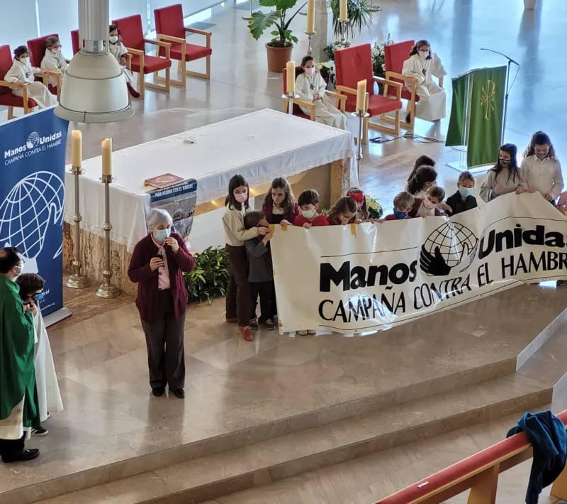 Cena del Hambre 2021 en la parroquia Ntra. Sra. La Blanca de Montecarmelo de Madrid
