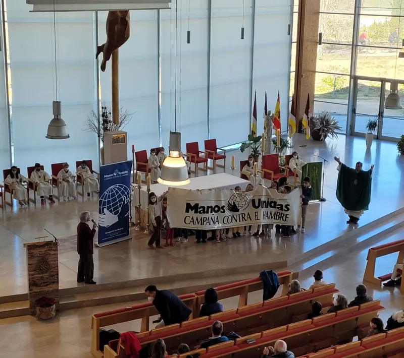 Cena del Hambre 2021 en la parroquia Ntra. Sra. La Blanca de Montecarmelo de Madrid