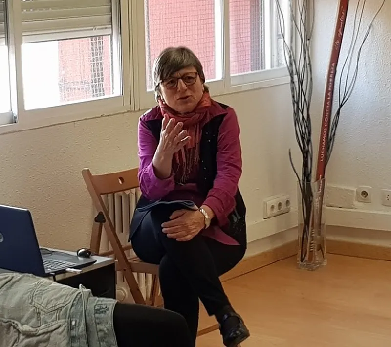 Charla de Pilar Gonzalez sobre el Congreso de Laicos 2020 en Manos Unidas Madrid