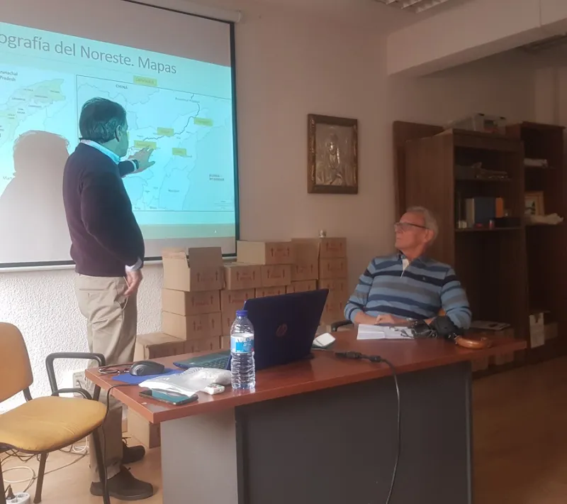 Charla sobre proyectos de Manos Unidas en La India