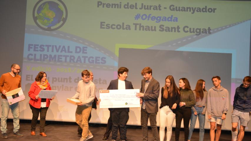 Participantes y ganadores del Concurso de Clipmetrajes autonómico