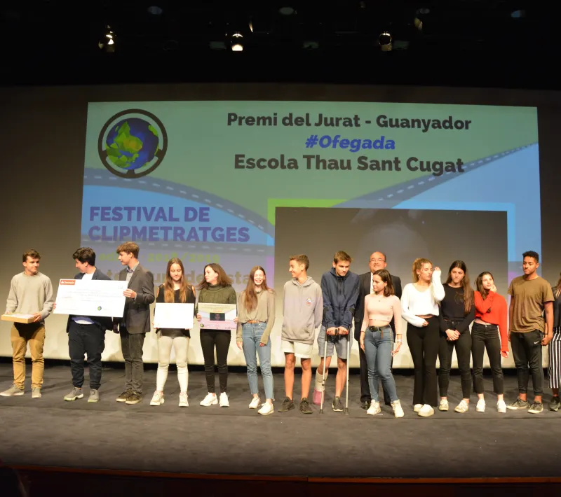 Participantes y ganadores del Concurso de Clipmetrajes autonómico