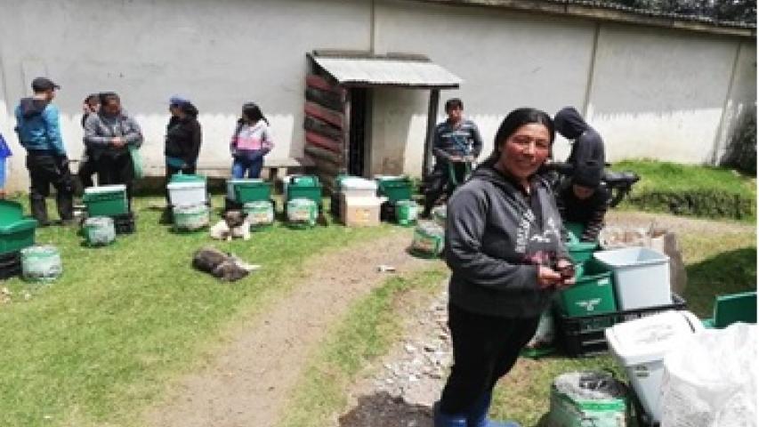 entrega de insumos