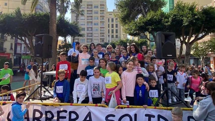 Carrera Solidaria organizada por la delegación comarcal de Manos Unidas en Alcira.