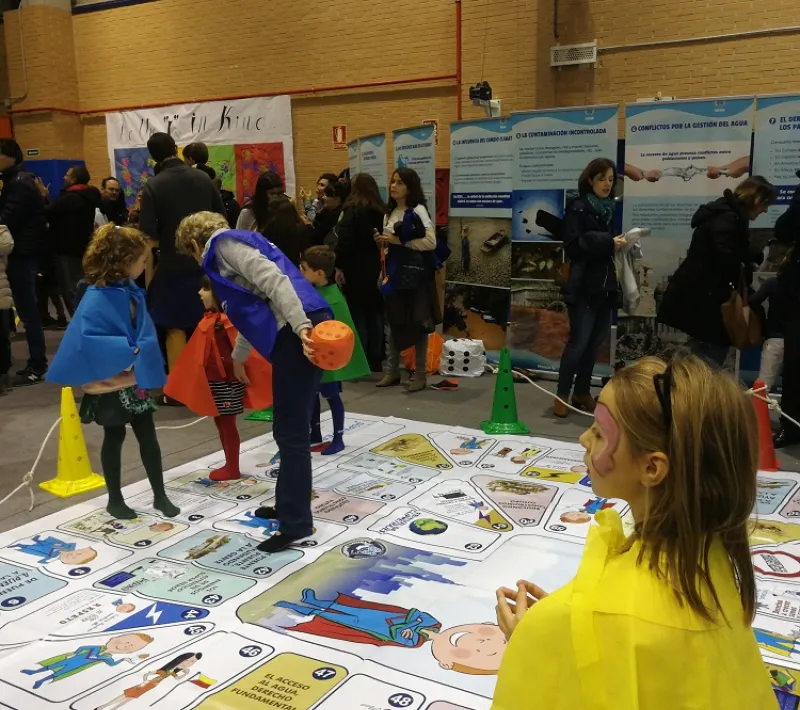 Manos Unidas en la Jornada Solidaria 2019 del colegio El Valle de Sanchinarro