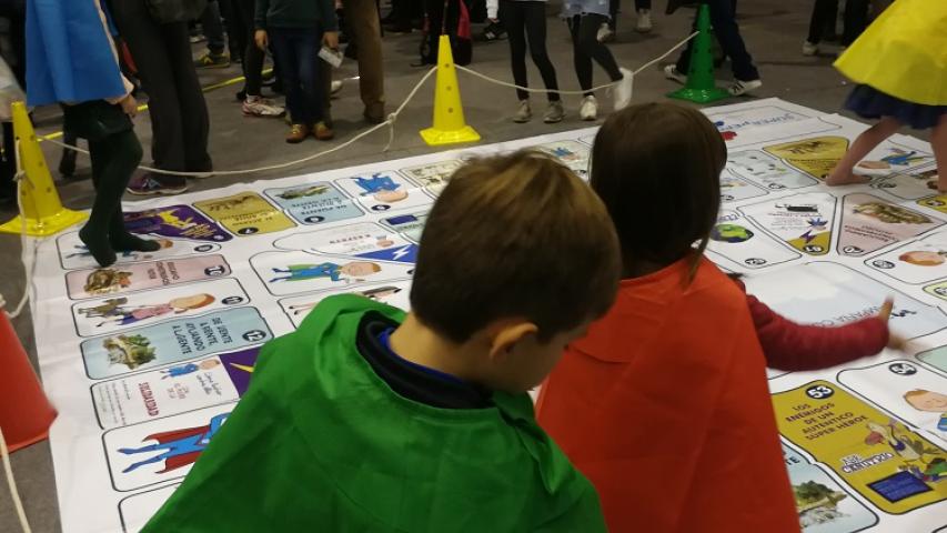 Manos Unidas en la Jornada Solidaria 2019 del colegio El Valle de Sanchinarro
