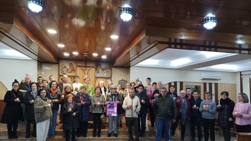 comunidad parroquial s.pablo junto con seminario menor diocesano.ciudad real