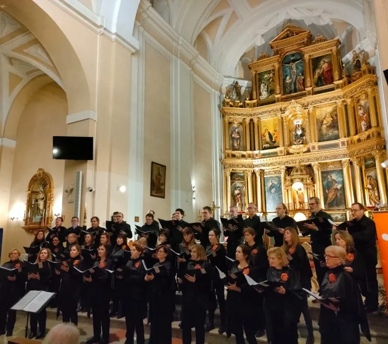 Coral ITER en el Concierto de Navidad 2023 de Manos Unidas Madrid