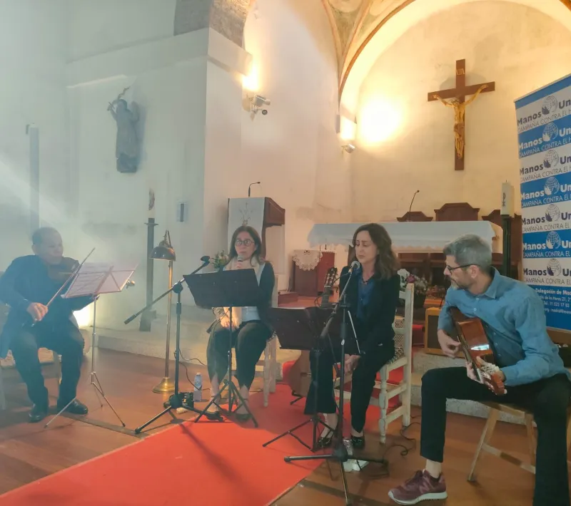Concierto del cuarteto AMANI en La Hiruela (Madrid) a beneficio de Manos Unidas