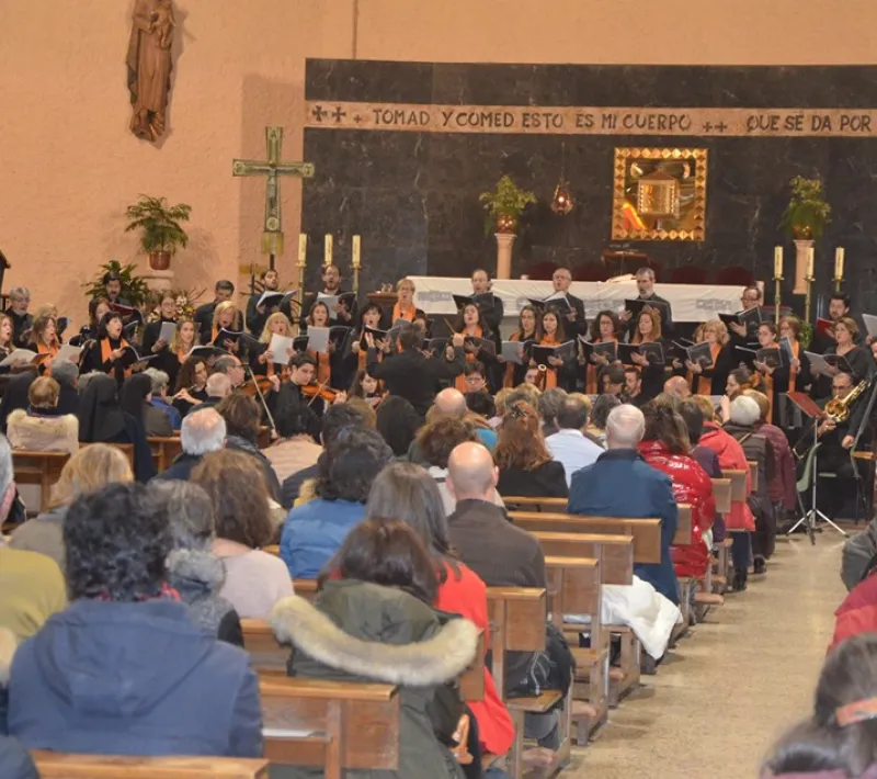 Concierto de Manos Unidas en Santísimo Sacramento. Coral ITER