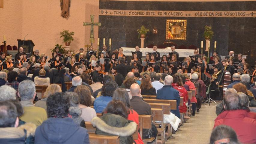 Concierto de Manos Unidas en Santísimo Sacramento. Coral ITER