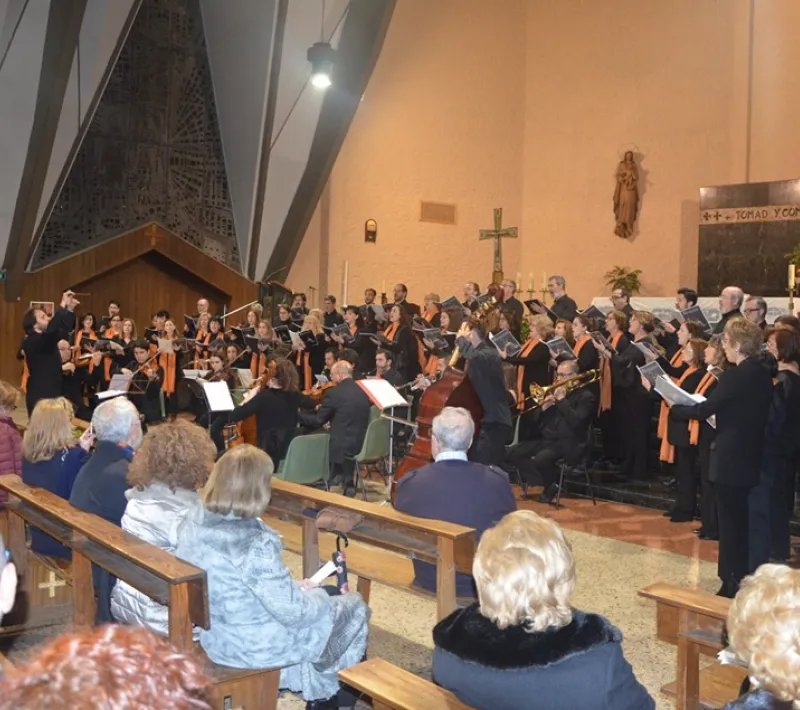 Concierto de Manos Unidas en Santísimo Sacramento. Coral ITER