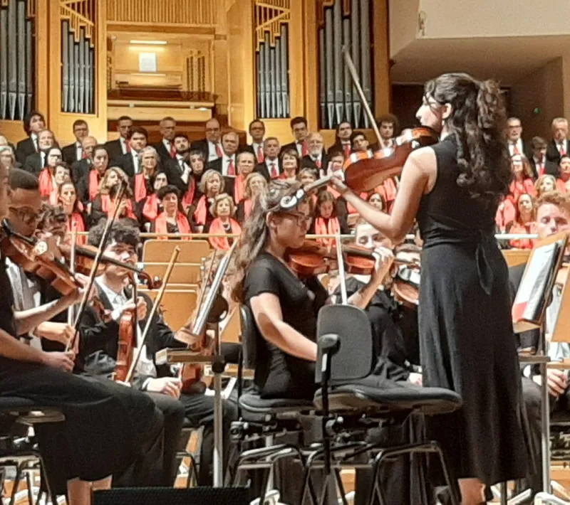 VII concierto Voces Unidas de la orquesta y coros de la JMJ a favor de Manos Unidas