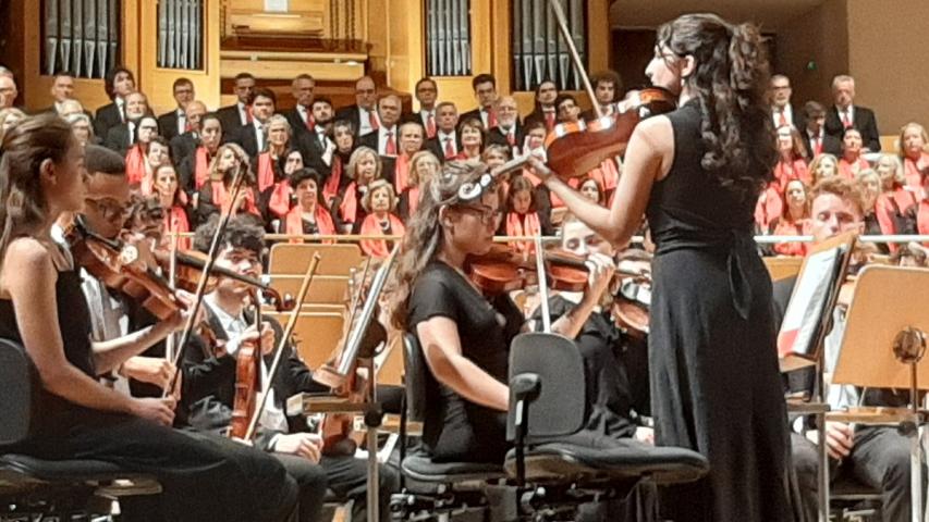 VII concierto Voces Unidas de la orquesta y coros de la JMJ a favor de Manos Unidas