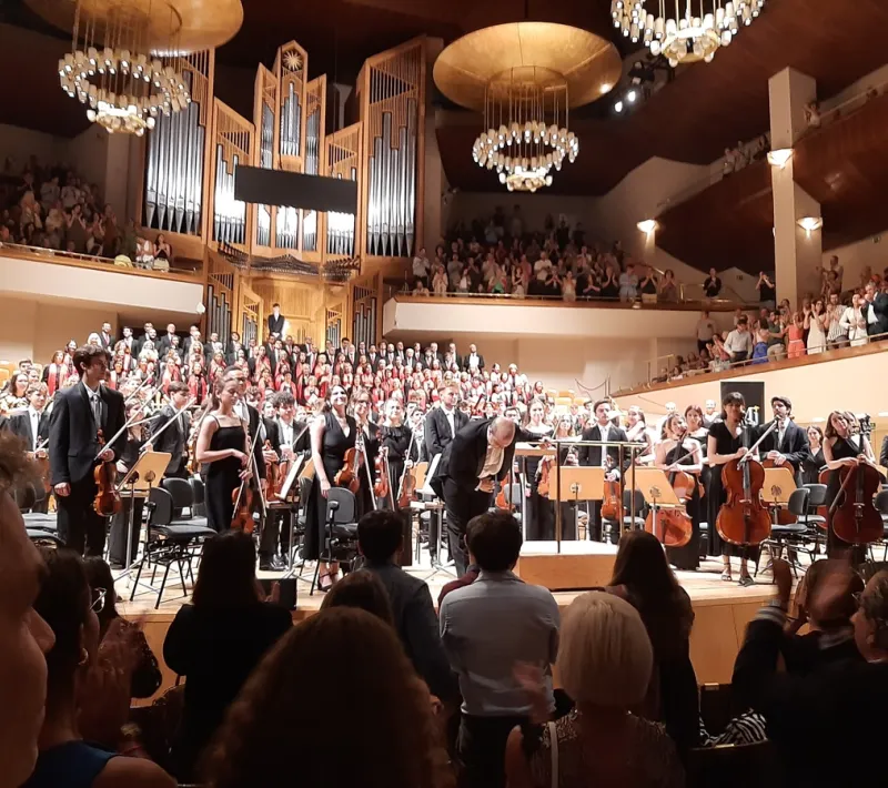 VII concierto Voces Unidas de la orquesta y coros de la JMJ a favor de Manos Unidas