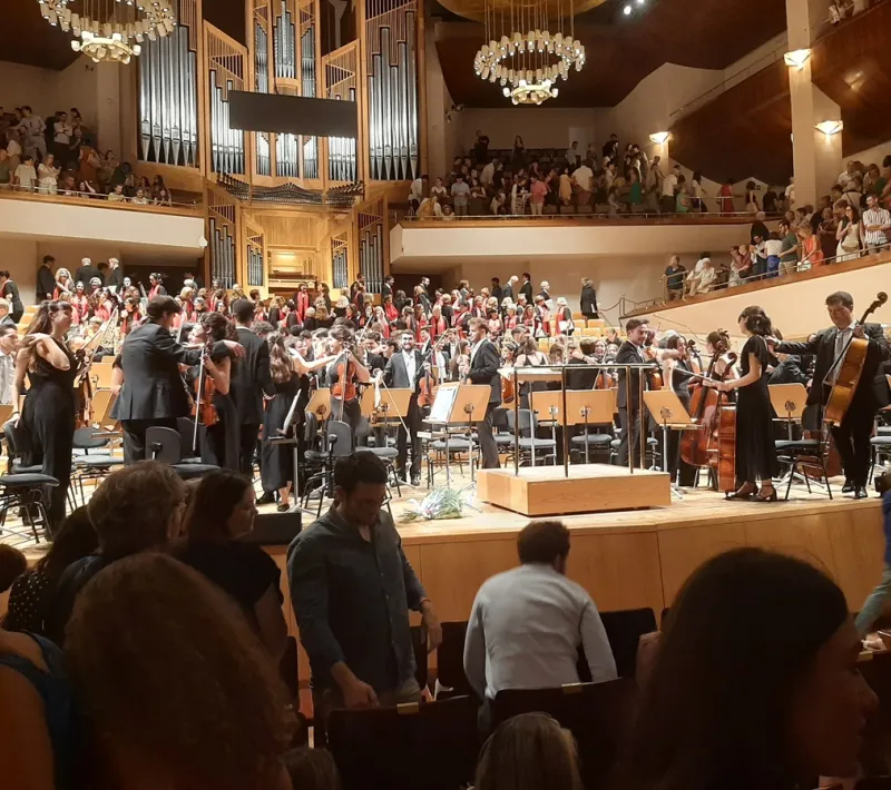 VII concierto Voces Unidas de la orquesta y coros de la JMJ a favor de Manos Unidas