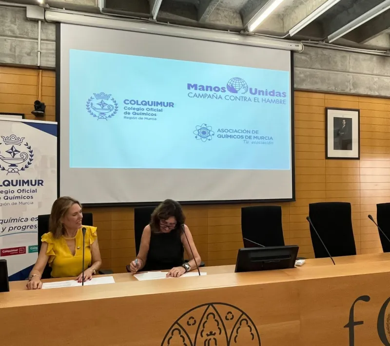 Convenio de Colaboración entre COLQUIMUR y Manos Unidas