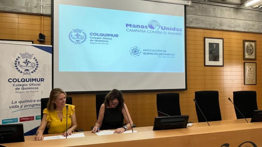 Convenio de Colaboración entre COLQUIMUR y Manos Unidas