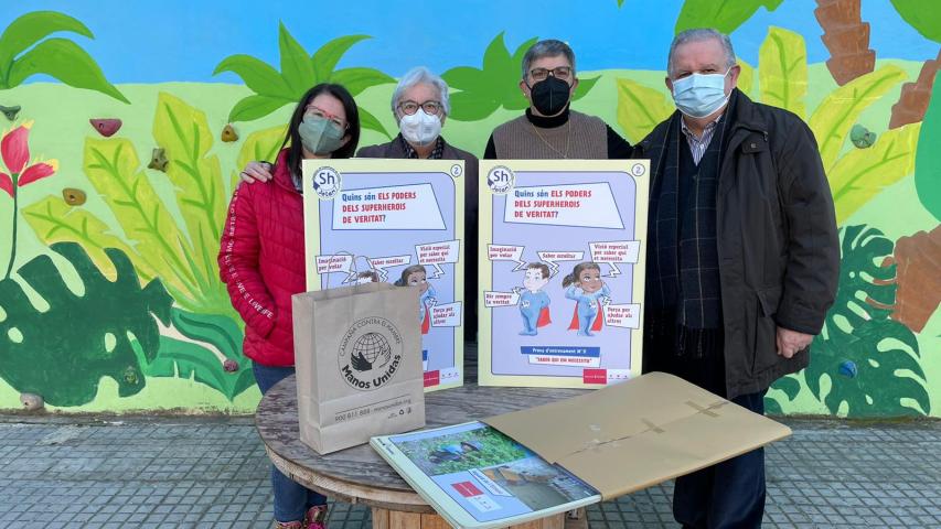 El Ayuntamiento de Palma subvenciona el material entregado al Colegio Corpus Christi