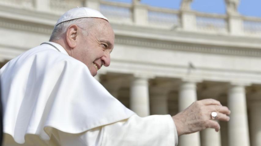 Diversos momentos de la Audiencia. Foto: Vatican News