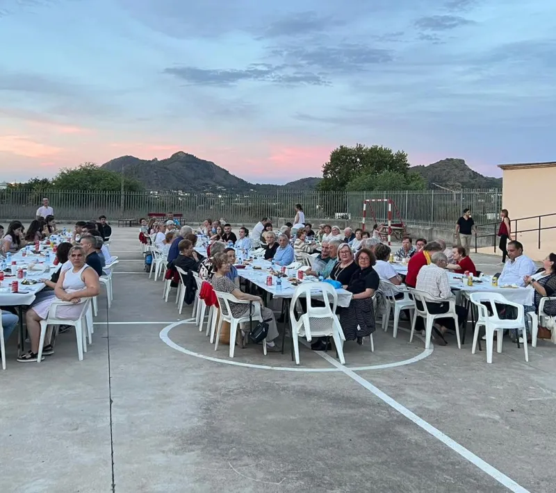 Cena del hambre de la comarcal de Manos Unidas Valencia en Canals.