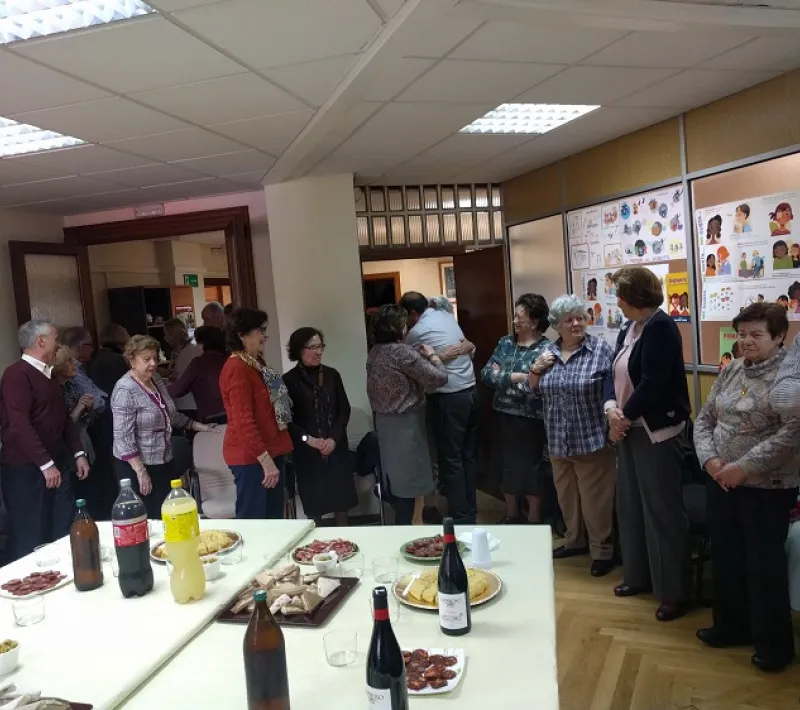 Homenaje a Gregorio por su tarea como Delegado de Manos Unidas Madrid