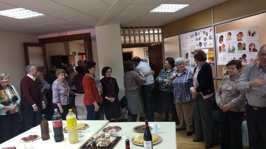 Homenaje a Gregorio por su tarea como Delegado de Manos Unidas Madrid