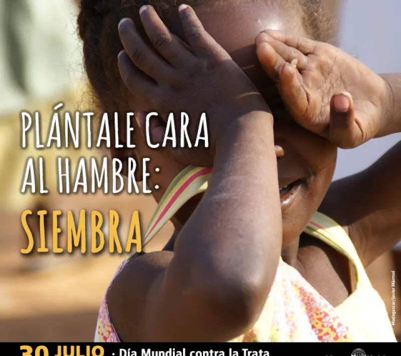 Cartel Día Mundial contra la Trata
