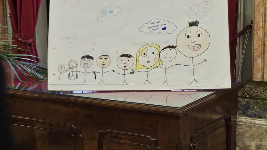 dibujo poster igualdad