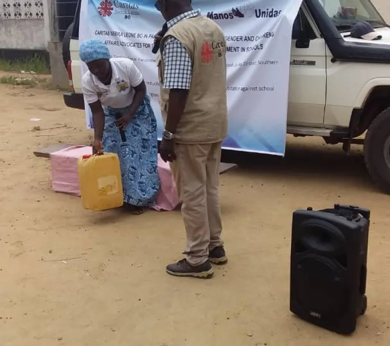 drama group performing on sgbv