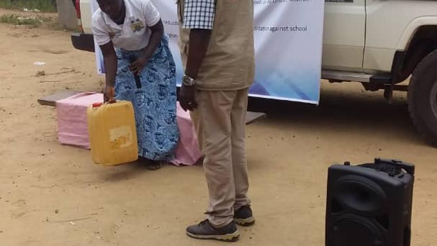 drama group performing on sgbv