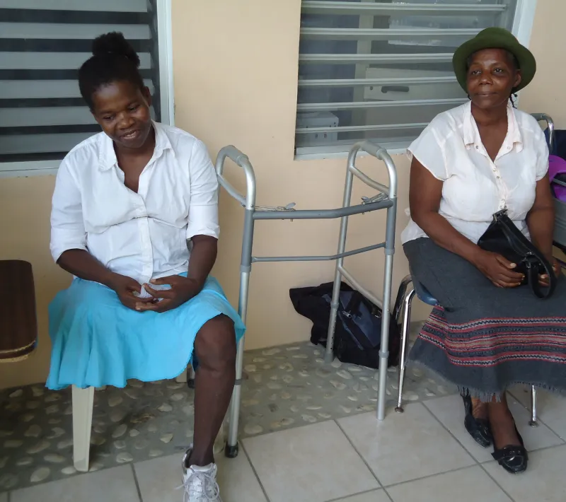 Mujer mutilada a causa de los conflictos armados