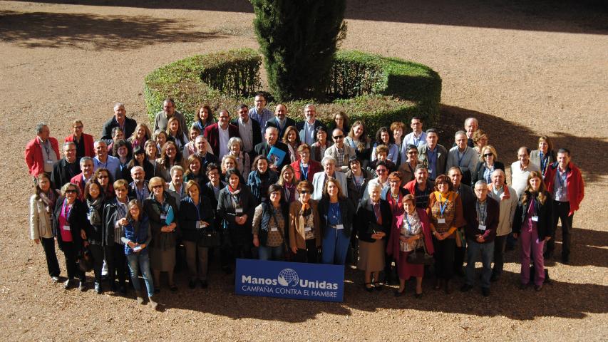 Voluntarios de Manos Unidas trabajando en actividades de la Organización. Foto: Manos Unidas