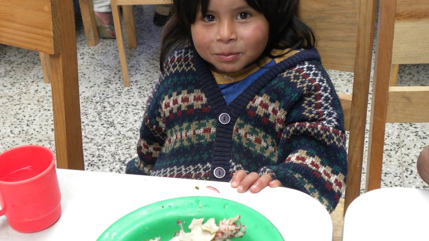 Ejemplo de proyecto al que se destinan los donativos de la Cena del Hambre.
