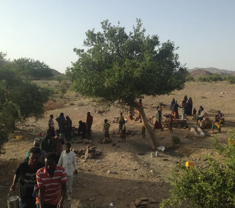 El acceso a agua potable ha mejorado la vida en 5 aldeas en Afar, Etiopía - Foto Manos Unidas