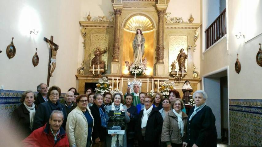 en el convento de las hermanas de santa angela de la cruz de pizarra malaga encienden la llama