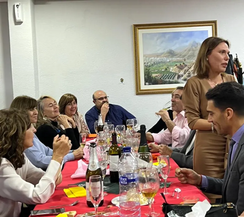 en la cena